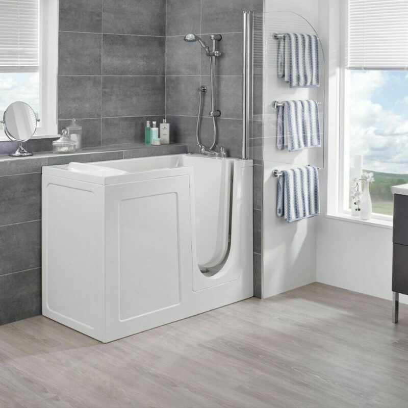 Access Midi Length WalkIn Bath 1245mm x 660mm Deep Soak