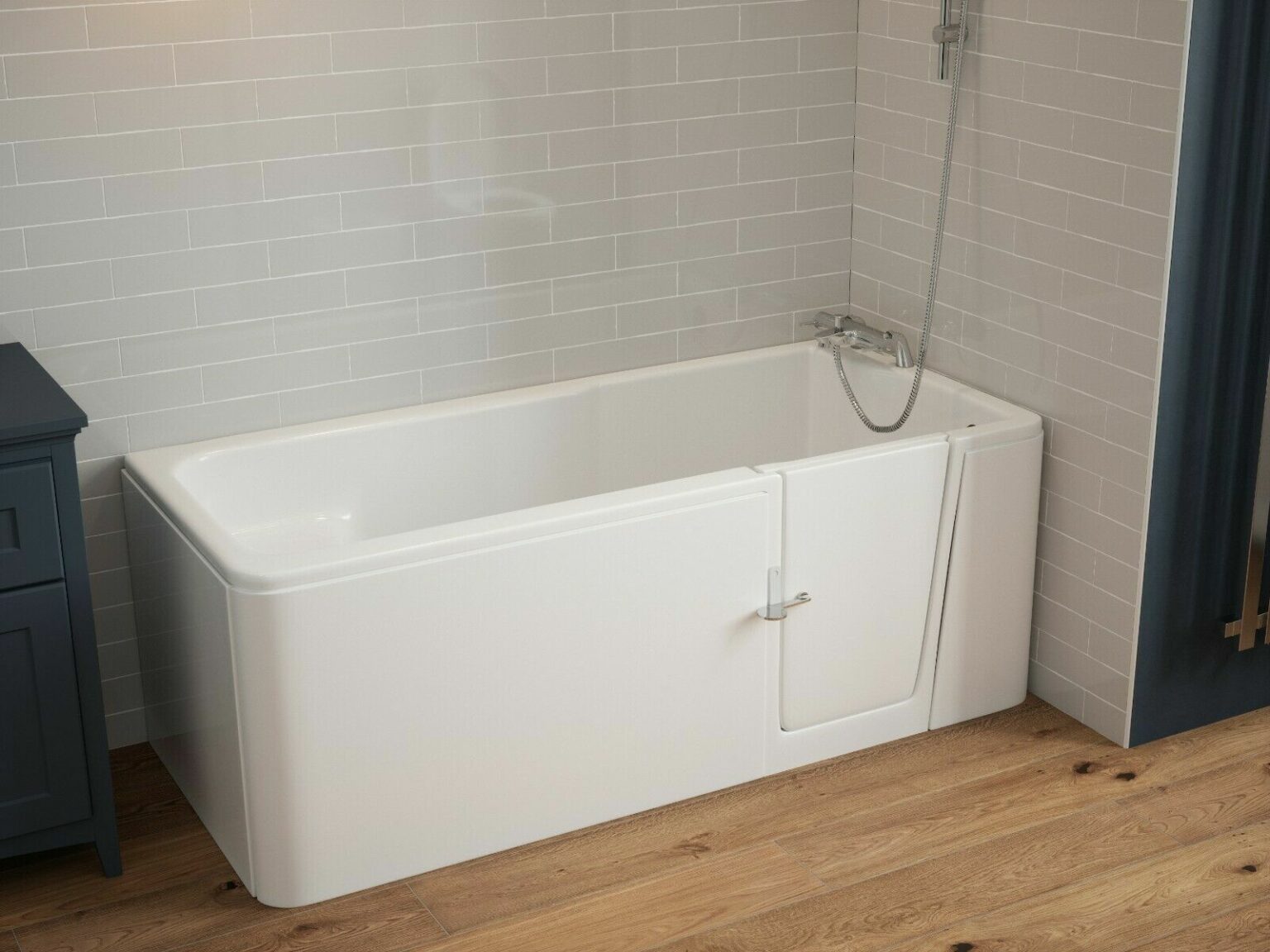 British Baths British Baths Princess Walk-In Bath with Fixed Seat - Walk-in Baths